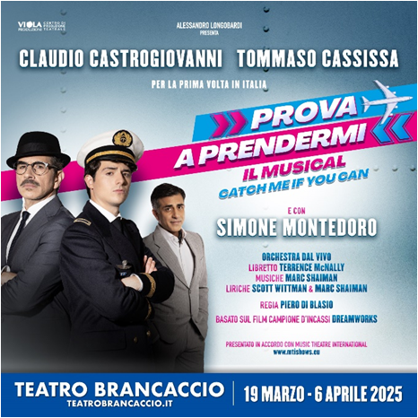 Promo – Prova ✈️a prendermi. Teatro Brancaccio